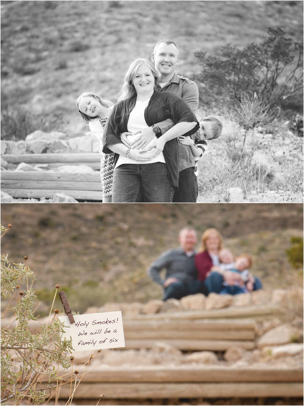 Pregnancy Announcement la morgan photography el paso photographer